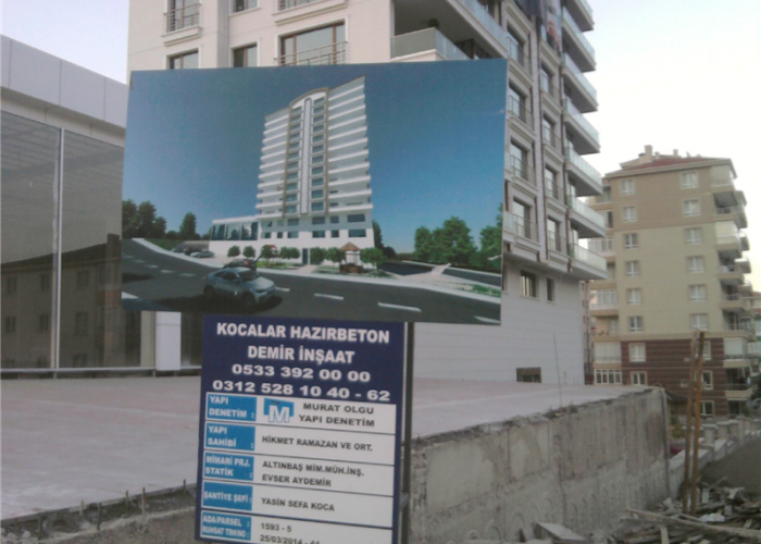 Kendi İmalatımız ve Referanslı Ürünümüzdür.